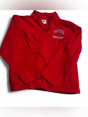 Dayton School of Law Red Quarter-Zip Sweatshirt #vintage